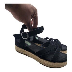 Sophie Taylor Rosanna Womens Espadrille Black Sz 8.5 Summer Beachy